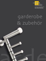 Produktbrosch&uuml;re Garderobe & Garderobenzubeh&ouml;r